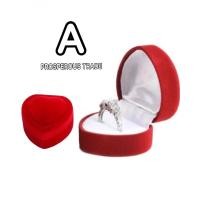 ราคา กล่องจัดเก็บเครื่องประดับแหวนรูปหัวใจ กล่องกำมะหยี่ ใส่แหวน สีแดง กล่องกำมะหยี่ใส่เครื่องประดับ กล่องใส่เครื่องประดับ (16394244808)