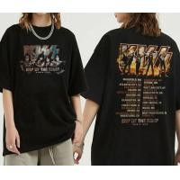 ราคา Vintage Kiss The Final 50 แสดง Merch Kiss Band End Of The Road World Tour เสื้อยืดวงร็อค (20332271247)