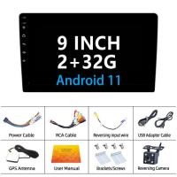 ราคา 2G RAM 32G ROM 9 นิ้ว 2din Android 10 รถวิทยุเครื่องเล่นมัลติมีเดีย 2 5D เครื่องเสียงติดรถยนต์สเตอริโอนำทาง GPS WiFi 2DIN รถสเตอริโออัตโนมัติสำหรับส (19362355147)
