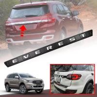 ราคา คิ้วฝาท้าย คิ้วฝากระโปรงท้าย รุ่น ฟอร์ด เอเวอเลส FORD EVEREST ปี 2015 2019 สีดำด้าน โลโก้ขาว 1 ชิ้น (11478726290)