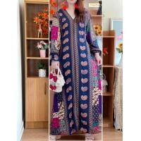 ราคา MIMIJOYSHOP ชุดเดรสยาว ชุดเดรสแขนยาวปลายแขนมียางยืด มีเชือกผูกเอวได้ด้านหน้าและหลัง ชุดเดรสสไตล์โบฮีเมี่ยน (19160964290)