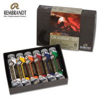 ราคา REMBRANDT สีน้ำมันชุด 6 สี 15 ml REM OIL SET CARDBOARD 01 C 306 (10085022889)
