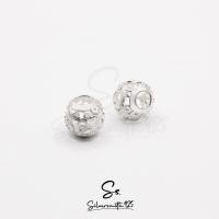 ราคา ลูกปัด ชาร์มเงินแท้ 92 5 ขนาด10มิล เม็ดบีทเงินแท้ ทรงกลมลายฉลุ สำหรับสร้อยข้อมือ สร้อยคอ สร้อยข้อเท้า (14618207257)