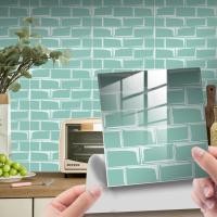 ราคา Dragonpad 10Pcs สติกเกอร์กระเบื้องลายอิฐ Self Adhesive กระเบื้องฟิล์มสติ๊กเกอร์ติดผนัง20X20ซม สำหรับห้องน้ำเฟอร์นิเจอร์ตู้ Decor (15642228066)