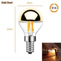 ราคา Led Filament Dimmable Sliver Gold หลอดไฟ4W Vintage E14 E27 Edison Bulb House ตกแต่งหลอดไฟคุณภาพสูง Warm White Led Lamp (15111648747)