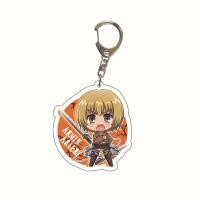 ราคา BEYTM กระเป๋าเครื่องประดับภายในรถแนวสร้างสรรค์สองด้านจี้ Ackerman Eren Jaeger พวงกุญแจโจมตีบนไททันที่ยึดแหวนห่วงพวงกุญแจไททัน (20908508773)
