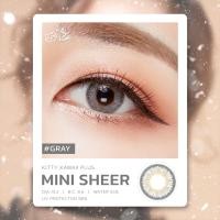 ราคา คอนแทคเลนส์ MINI SHEER Gray Brown ยี่ห้อ Kitty kawaii ค่าสายตาปกติ 1000 (16599567706)