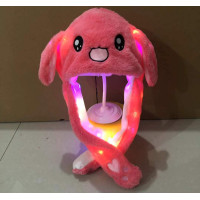 ราคา หมวกดุ๊กดิ๊ก รุ่นมีไฟ วิธีเปิดไฟดูรูปสุดท้าย สวิตอยู่ข้างที่บีบ ดึงพลาสติกกั้นถ่านออกก่อนใช้งาน หมวกหูกระดิก บีบหูกระดิก Tik Tok (21053971736)