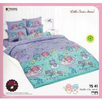 ราคา Little twin star ชุดเครื่องนอน ผ้าปูที่นอน ผ้านวมหนา ยี่ห้อTOTO ลิขสิทธิ์แท้100 (19686572521)