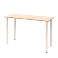 ราคา โต๊ะคอมพิวเตอร์ โต๊ะทำงาน โต๊ะออฟฟิศ หนา 2cm กว้าง 70cm ยาว 110 160cm ไม้พาราแท้ พร้อมขา IKEA โดนน้ำได้ไม่พอง (16138592700)