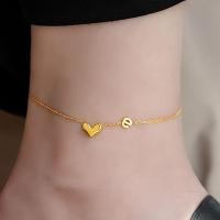 ราคา OYJR สร้อยข้อเท้าแฟชั่น จี้หัวใจ สร้อยข้อเท้าสแตนเลสแท้สำหรับผู้หญิง (21219538800)