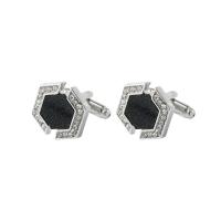 ราคา Circular Starry Sky Sand Metal Cufflinks New Minimalist French Set Rhinestone Mens Shirt Button (18615618362)