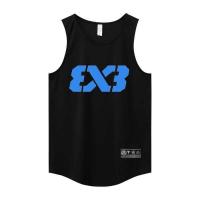 ราคา สไตล์ x เสื้อกล้ามบาสเก็ตบอลชุดฝึกออกกำลังกายแขนกุดแบบหลวมๆเสื้อลำลองยอดนิยมแมทช์ลุคง่าย ins (19806856163)