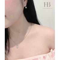 ราคา Rhe a ประดับเพชรCZ เกรดพรีเมี่ยม เงินแท้ ชุบทองคำขาว 18k (19407453719)