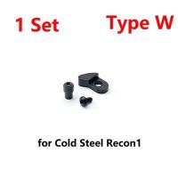 ราคา 1เซ็ตปรับพับได้อย่างรวดเร็วแบบกำหนดเอง Kwik สกรูหัวเจาะสำหรับ Cold Steel Coldsteel Recon1 Voyager ตะขอเปิดเร็วทำ DIY (19473592515)