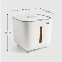 ราคา การจัดส่งไทย ถังใส่ข้าวสาร5 10 15กก กล่องเก็บข้าวสาร กล่องใส่ข้าวสาร ที่เก็บข้าวสาร ถังข้าวสาร กล่องเก็บอาหารแห้ง กล่องเก็บอาหาร (21142543993)