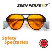 ราคา แว่นตาเซฟตี้ นิรภัย Safety Side Guard ZEEN PERFECT High Quality Aviator Style ผ่านมาตราฐาน ANSI Z87 1 American Standard มีกระบังข้าง กัน UV400 สามารถถอดเปลี่ยนเลนส์ได้ (17398400892)
