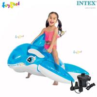 ราคา Intex แพปลาวาฬน้อย สีฟ้าใส 1 63x0 76 ม รุ่น 58523 ที่สูบลมไฟฟ้า (21166814407)