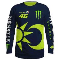 ราคา เสื้อยืด Valentino Rossi แขนยาวใหม่พิมพ์3D จาก S ถึง3XL (17933017225)
