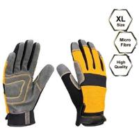 ราคา INGCO ถุงมือช่าง ถุงมือ อเนกประสงค์ ไมโครไฟเบอร์ Size XL รุ่น HGMG01 Mechanic Gloves (17184954307)