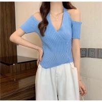 ราคา Kimi พร้อมส่ง เสื้อปาดไหล่ เสื้อเปิดไหล่ สม็อกไขว้หน้า งานสวยผ้า ใส่นุ่มสบายไม่คัน เสื้อไหมพรมปาดไหล่ (19246048408)