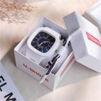 ราคา นาฬิกาข้อมือผู้หญิงสีหวานละมุน หน้าปัดสี่เหลี่ยม (17985812211)