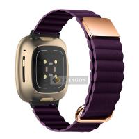 ราคา สายสำหรับ Fitbit Versa 3 2 1 สายนาฬิกาหนังสายนาฬิกาแม่เหล็กสายรัดข้อมือสร้อยข้อมือสำหรับ Fitbit Sense lite ผู้หญิงผู้ชาย Correa ห่วงสมาร์ทนาฬิกาอุปกรณ์เสริม (15961865860)