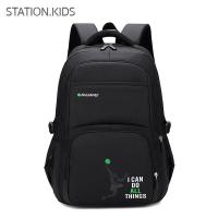 ราคา นักเรียนมัธยมต้นชั้นประถมศึกษาปีที่ 5 6 กระเป๋าเดินทาง เป้สีดำใบใหญ่ พร้อมส่ง (20505158647)