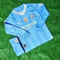 ราคา ชุดบอลเด็ก แมนซิตี้แขนยาวรุ่นใหม่ล่าสุด 2023 2024เสื้อพร้อมกางเกง (21131168768)