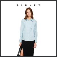 ราคา Sisley เสื้อเชิ๊ต สำหรับผู้หญิง Mint 54YTLQ05J (21282585697)