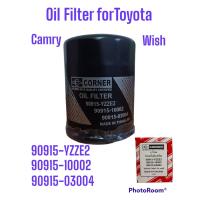 ราคา กรองน้ำมันเครื่องToyota Wish Camry แบบกระป๋องเกลียว 90915 YZZE2 90915 10002 90915 03004 ยี่ห้อ Corner รหัสC TTO05 (17348214566)