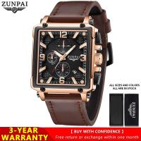 ราคา ZUNPAI นาฬิกาควอตซ์สำหรับผู้ชายนาฬิกาสปอร์ตสายหนังกันน้ำของแท้นาฬิกาแนวโน้มแฟชั่นปฏิทินนาฬิกาข้อมือหรูหราควอตซ์คุณภาพสูงหรูหราแบรนด์หรูฟรีพร้อมกล่อง (19925491781)
