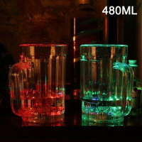 ราคา LF 1 3pcs ถ้วยเรืองแสงไฟ LED แบบสว่าง ถ้วยแฟลชที่มีสีสัน แก้วเปลี่ยนสีเหมาะสำหรับเป็น ของขวัญใหม่ลายมังกร แก้วน้ำ (7544660166)
