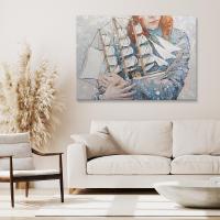 ราคา รูปติดผนัง ภาพตกแต่งบ้าน ภาพผู้หญิง เสือ สิงโต ภาพกราฟฟิก ภาพวาด ภาพผ้าใบขึงเฟรมไม้ พร้อมแขวน (21105831685)