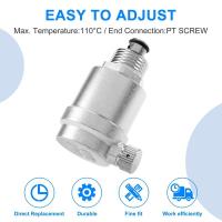 ราคา 1 2 Inch Stainless Steel 304 Automatic Air Vent Valve for Solar Water Heater Pressure Relief Valve 10Bar (20046687494)
