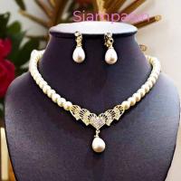 ราคา PTT สร้อยมุก เลือกแบบ เครื่องประดับชุดไทย สร้อยไข่มุก สร้อยชุดไทย สร้อยคอมุก สร้อยคอไข่มุก สร้อยมุกใส่กับชุดไทย Pearl necklace (15518085475)