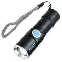 ราคา Mini USB Tactical Torch Rechargeable LED Handheld Pocket Bike Flashlight (16263281211)