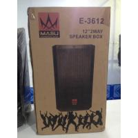 ราคา ตู้ลำโพง 12 นิ้ว Monitor มอนิเตอร์ ทรงคางหมู MASU E 3612 12 2 Way Speaker BOX Professional Sound 1200 W Watts RMS 8 OHM Frequency 50 Hz 18 KHz (2135794486)