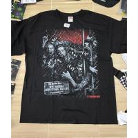 ราคา เสื้อยืดพิมพ์ลายแฟชั่นเสื้อ The Walking Dead ลายตาเทา ของแท้มือ1 ผ้าฝ้าย 100 (20109991329)