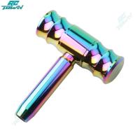 ราคา ปุ่มปรับที่จับเกียร์รูปตัวทีสำหรับรถยนต์ดีไซน์เครื่องบินอะลูมินัมอัลลอยจอยสติ๊กเกียร์ธรรมดาอะไหล่แต่ง (18319807975)