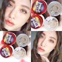 ราคา คอนแทคเลนส์ รุ่น Mini Florida Mini Lamune สีเทา ตาล gray brown มีค่าสายตา 0 00 8 00 (16512931273)