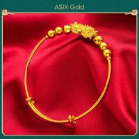 ราคา ASIX GOLD 3 in 1 ชุดทองแท้ปี่เซียะจี้คอทองจริงปี่เซียะสร้อยข้อมือปี่เซียะทองจริงแหวนปี่เซียะ ทอง 24K ไม่ลอก ไม่ลอก (16246044423)