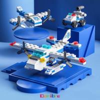 ราคา diy ของเล่นเด็ก เลโก้สำหรับเด็ก รถของเล่น รถของเล่น รถตำรวจ รถดับเพลิง (16044658411)