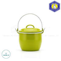 ราคา หม้อ หม้อหูหิ้ว ตรากระต่าย ขนาด 12 ซม เคลือบอินาเมล หม้ออวย หลากสี (17433269746)