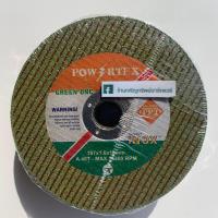 ราคา POWERTEX ใบตัดเหล็ก ตัด สแตนเลส Super thin สีเขียวหนา 1มม ขนาด 4นิ้ว 25 ใบ (20807296441)
