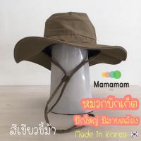 ราคา หมวก หมวกบักเก็ต หมวกเดินป่า Brimmer Hat ปีกใหญ่ มีสายคล้อง ทรงสวย ผ้าหนา ใส่ได้ ช ญ สไตล์ Korea (12838060382)