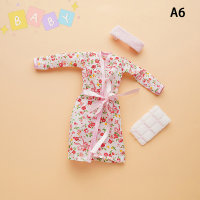 ราคา FactoryOutlete Cheap ชุดคลุมอาบน้ำหลากสี1ชุดชุดเดรสผ้าพันศีรษะชุดผ้าขนหนูสำหรับตุ๊กตา1 6ตุ๊กตาขนาด11 8นิ้วของขวัญวันหยุดสำหรับเด็กผู้หญิงทารก (20225588117)