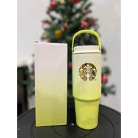 ราคา แก้วสตาร์บัค แก้วน้ำเก็บความเย็น STARBUCKS คอลใหม่ ความจุ 820 ML สแตนเลส 304 (21157257243)