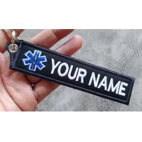 ราคา พวงกุญแจ พวงกุญแจปักชื่อ พวงกุญแจสลักชื่อ EMT กู้ภัย Custom name EMT Rescue EMS Paramedic Tag Keychain (17350377503)
