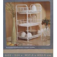 ราคา ชั้นคว่ำจานและแก้ว 3 ชั้น ชั้นวางของ พร้อมถาด (11174818316)